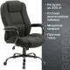Кресло офисное PREMIUM "Heavy Duty HD-002", усиленное, НАГРУЗКА до 200 кг, ткань. Фото товара с разных ракурсов.